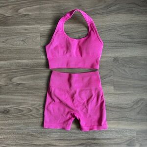 Pink workout set
